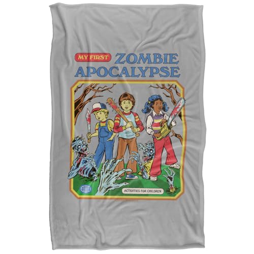 Steven Rhodes My First Zombie Apocalypse Silky Touch Super Soft Throw Blanket 91 X 147 Cm