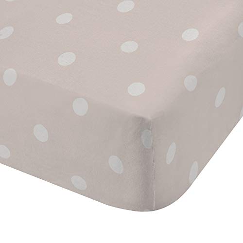 Catherine Lansfield Canterbury 105 cm Cotton Fitted Sheet, Pink, 105 x 200 cm