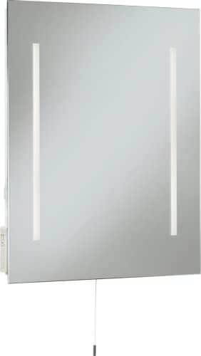 Knightsbridge 230V IP44 10W 500 x 390mm LED Mirror with Dual Shaver Socket