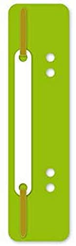 Kangaro 07060-01 Filing Strips A5 2r Polypropylene Assorted Box, Plastic and Steel, Light Green, 100 (4 x 25 Pieces)
