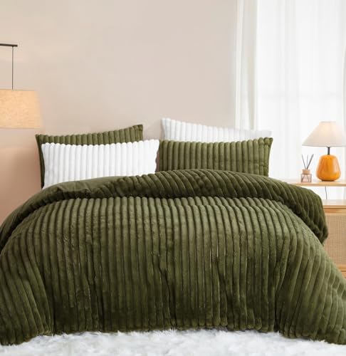 Lanqinglv Set di biancheria da letto 135 x 200 cm, con foglie e fiori