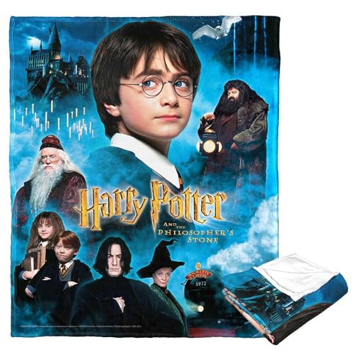 "Northwest Harry Potter Silk Touch Throw Blanket, 50"" x 60"", Philosophers Stone"