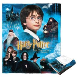 "Northwest Harry Potter Silk Touch Throw Blanket, 50"" x 60"", Philosophers Stone"