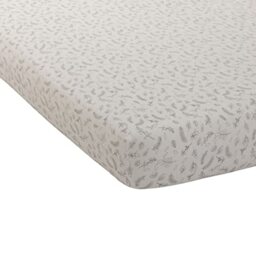 DOMIVA - Printed fitted sheet, 60 x 120 cm, Leafy Bunny print