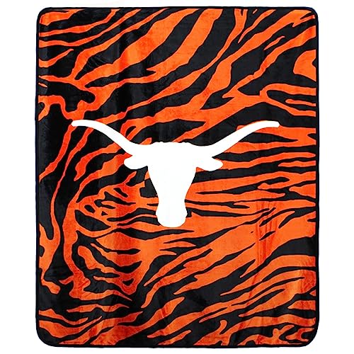 College Covers Texas Longhorns Raschel Throw Blanket, 60 in by 50 in