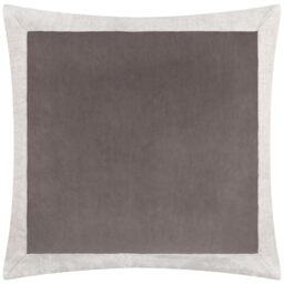 Yard Auden Matte Velvet Cushion Cover (Taupe, 50 x 50 cm)