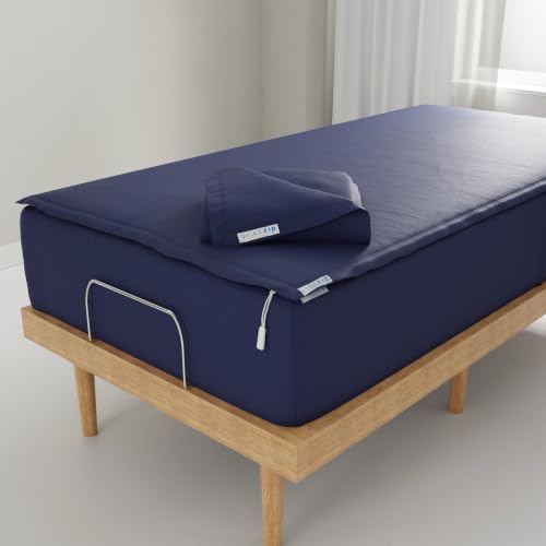 QuickZip Fitted Plus Set: 1 fitted sheet (base + zipper sheet) and 1 zip sheet - easy to change, does not slip - soft 400 TC calico, 100% cotton,