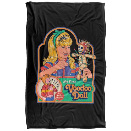 Steven Rhodes My First Voodoo Doll Silky Touch Super Soft Throw Blanket 91 X 147 Cm