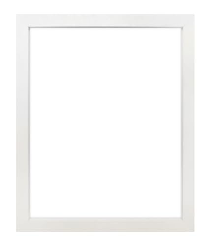 H7 Distressed White Picture Photo Frame 20 x 20 Inch Plastic Glass