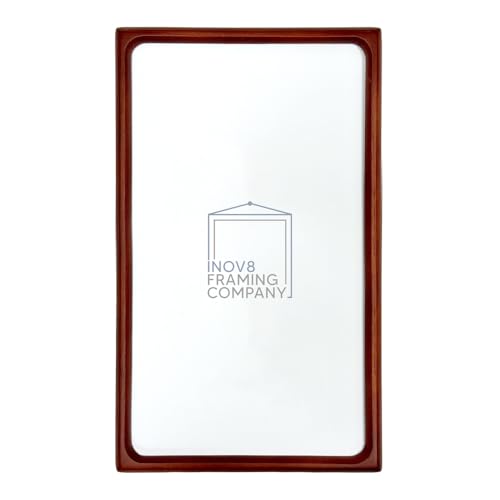 Inov8 Photo Frame Rounded Wood Cherry 9x18 - (3x 5x7 App)