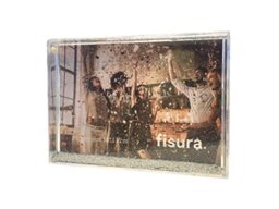 Fisura - Gold Glitter Photo Frame for 1 Photo 10 x 15 cm, Transparent 2.2 x 10.5 x 15.5 cm