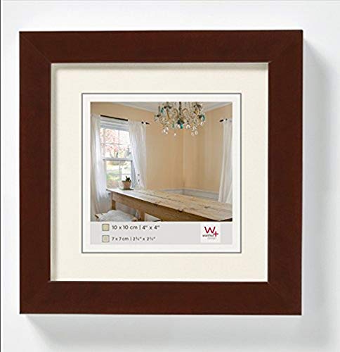 walther Design Picture Frame Walnut 10 x 10 cm Peppers Wooden Frame BP010N