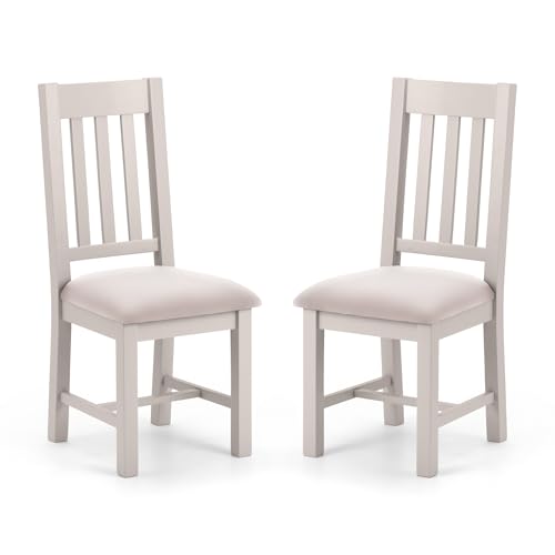 Julian Bowen Grey Wood Richmond Dining Chairs Set of 2
