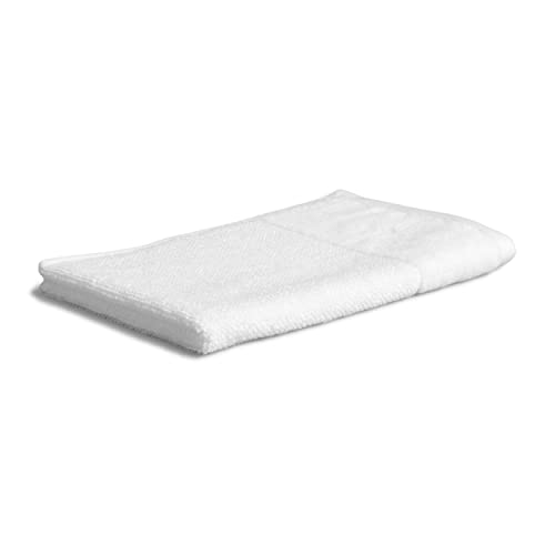Möve Bamboo Luxe guest towel 30 x 50 cm made of 60% cotton / 40% viscose from bamboo cellulose, snow