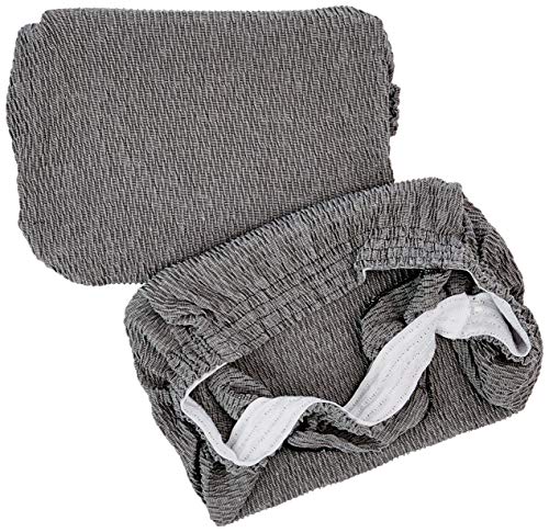 Martina Home Tunez 2 Chair Covers Jacquard Elastic, Grey
