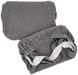 Martina Home Tunez 2 Chair Covers Jacquard Elastic, Grey