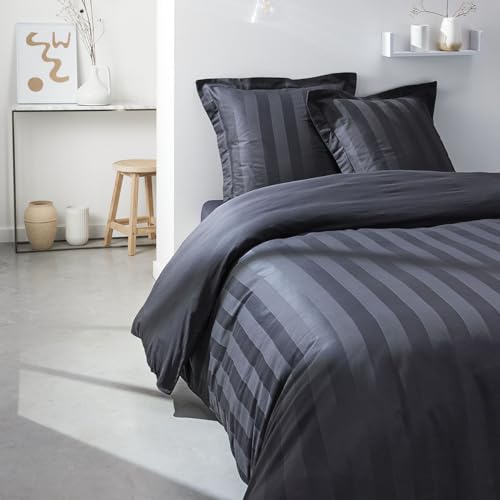 TODAY Satin Prestige Steel Fitted Sheet 140 x 200 cm 30 cm Deep Pocket