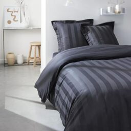 TODAY Satin Prestige Steel Fitted Sheet 140 x 200 cm 30 cm Deep Pocket
