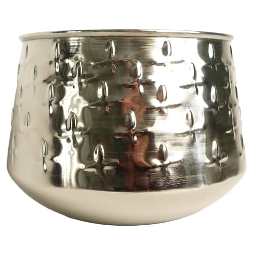 Leaf Metal Decorative Planter, 18cm