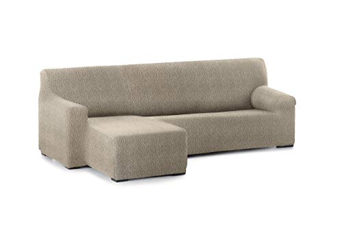 Eysa 3D chaise longue super bielastic sofa cover, short arm, left front view, colour 11