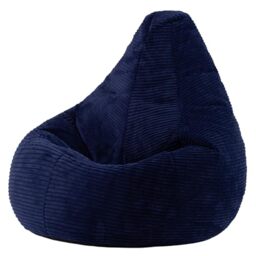 icon Dalton Cord Bean Bag with Filling Included, Blue