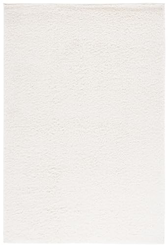 Safavieh Lindsay Collection Shaggy Rug for Living Room Dining Room Bedroom High Pile Ivory 3ft x 60in
