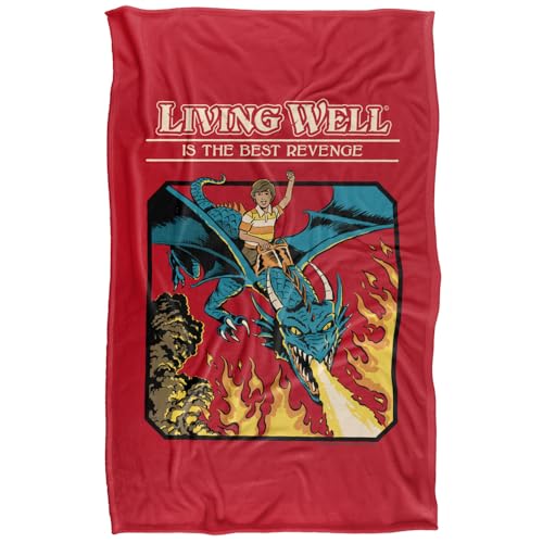 Steven Rhodes Living Well Silky Touch Super Soft Throw Blanket 91 X 147 Cm