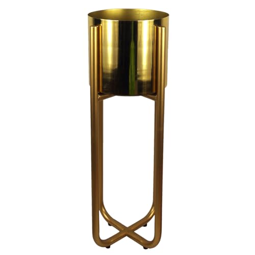 Leaf Metal Planter