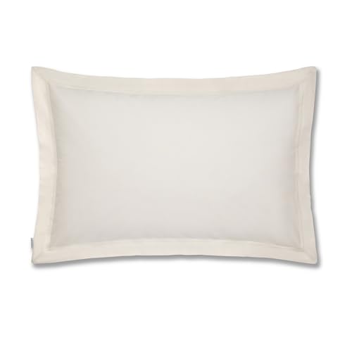 Plain Dyed Cotton Percale Cream 200TC Oxford Pillowcase 50 x 80 cm