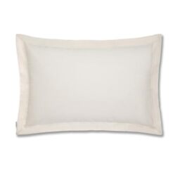 Plain Dyed Cotton Percale Cream 200TC Oxford Pillowcase 50 x 80 cm