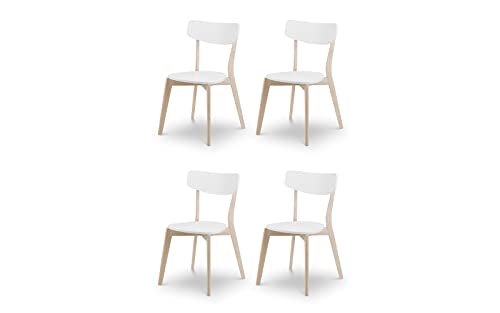 Julian Bowen Wood Casa Dining Chairs Set of 4
