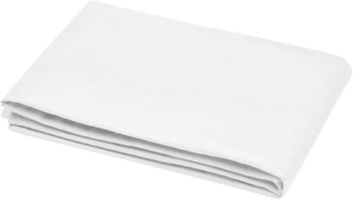 Stof - Duvet Cover - Size 140 x 200 cm - 100% Oeko-Tex Certified Cotton - White - Eden Model - Bed Linen for Home - Soft and Comfortable - Ideal Single Bed - Single - Unisex