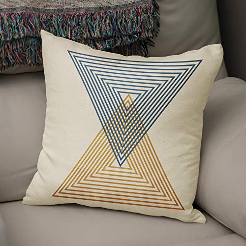 Bonamaison, Decorative Cushion Cover - 50% Cotton 50% Polyester - 43x43cm - Designed and Manufactured in Turkey