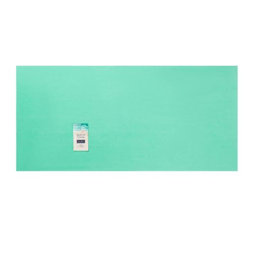 GC GAVENO CAVAILIA Luxury Microfiber Beach Towel Plain - Super Absorbent Sand Free Beach Towels - Soft, Quick Dry Towels for Adults - Compact, Lightweight (1 Piece) - (70 x 152 Cm) - Aqua