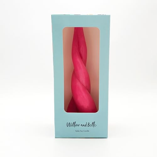 Dual Twist Design Table Candle in Gift Box
