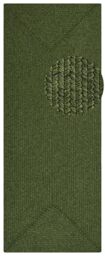 NORTHRUGS Trenzado Indoor and Outdoor Rug Weatherproof - Easy Care Handmade Look for Indoor and Outdoor Use Woven Outdoor Rug Runner for Balcony, Patio, Living Room, Garden - Green, 80 x 200 cm