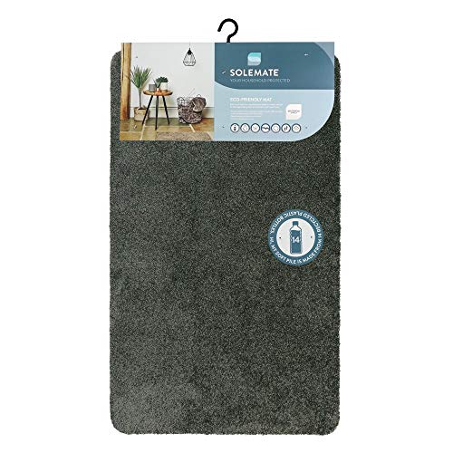 JVL SOLEMATE Eco-Friendly Door Mat, Slate, One size, 01-350
