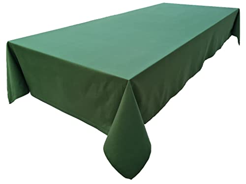 Tablecloth, Table Linen, 100% Cotton, Concept Collection, Choice of Colours and Sizes (Tablecloth - 150 x 350 cm, Olive Green)