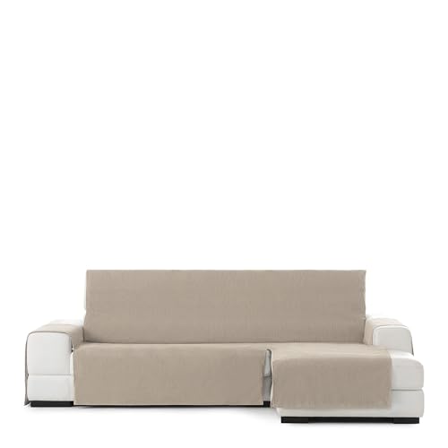 Eysa Rabat practica chaise longue cover 290cm., color 01/camel, right-frontal view