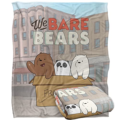 We Bare Bears Baby Silky Touch Super Soft Throw Blanket 152 X 127 cm, White