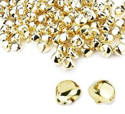 ‎Augshy 50 Pieces Gold Jingle Bells 4/5Inch Craft Bell Bulk