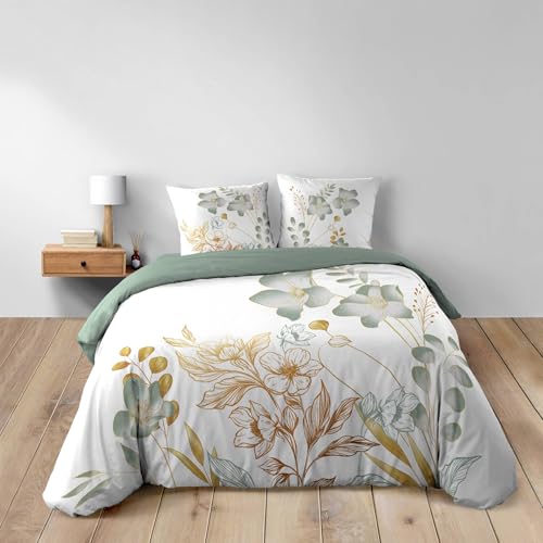 Douceur d'Intérieur, Lolita 3-Piece Bedding Set (240 x 220 cm) 100% Cotton