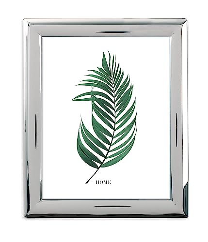 Inov8 Framing Tarnish Resistant Silver Plated Picture Frame - Curved Design for 10x8 Inch(25x20cm) Photo