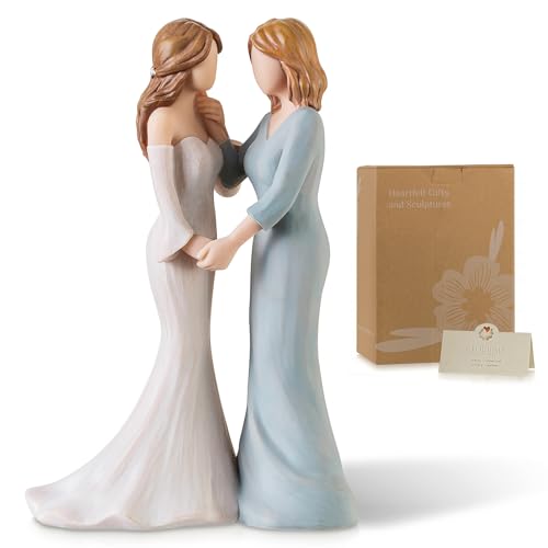 Storieme Mother of The Bride Figurine Gifts for Wedding Day & Engagement - Hand-painted Resin with Gift-ready Box, Perfect BridalGifts for Mom from Daughter, A Lovely Decor for Shelves & Tabletops