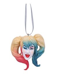 Nemesis Now Officially Licensed Harley Quinn Hanging Ornament, Yellow, 8cm