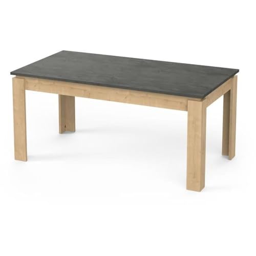 Demeyere Tavolo – Sala da Pranzo – 170 x 90 cm – Austin – Made in France – Garanzia 2 Anni, Chene Hamilton/Sidewalk, L 170 x P 90 x H 77 cm