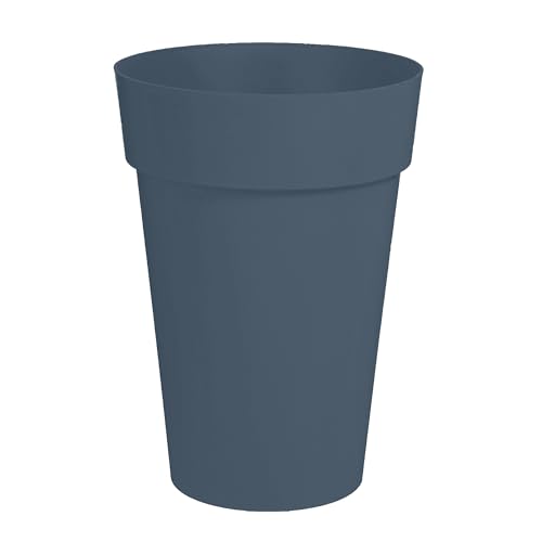 EDA - High Tuscan Vase Flower Pot ?? 46 cm - Volume 67 L - ?? 46 x H.65 cm - Blue Jean