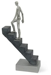 Vaudagio Modern Desk Decor 'Top of The Rock' - Abstract Sculpture as Motivation - Modern Home Decor Figure Made of Marble Resin - Statue for Living Room & Aesthetic Office décor as a Gift