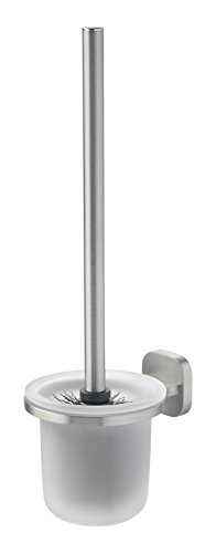 Tiger Ramos Toilet Brush and Holder, Stainless Steel Brushed