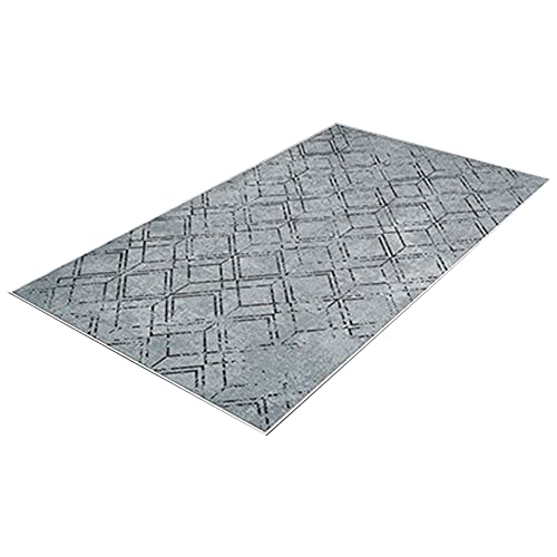 WELL HOME MOBILIARIO & DECORACIÓN Printed Polyester Rug, 160 x 230 cm, Cubes Model, Multi-Colour